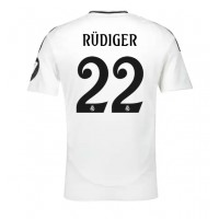 Dres Real Madrid Antonio Rudiger #22 Domáci 2024-25 Krátky Rukáv